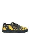 Versace Jeans Couture Man Sneakers Black Size 9 Leather