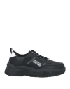 VERSACE JEANS COUTURE VERSACE JEANS COUTURE MAN SNEAKERS BLACK SIZE 8 LEATHER
