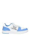 Versace Jeans Couture Man Sneakers White Size 8 Leather, Pvc - Polyvinyl Chloride In White