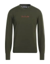 VERSACE JEANS COUTURE VERSACE JEANS COUTURE MAN SWEATER MILITARY GREEN SIZE XL WOOL