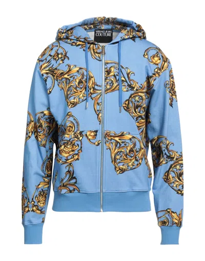 Versace Jeans Couture Sweatshirts In Blue