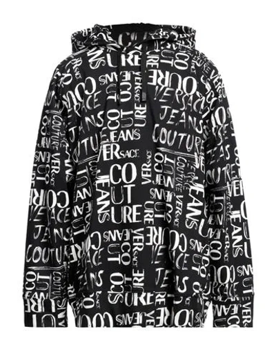 Versace Jeans Couture Man Sweatshirt Black Size 3xl Cotton