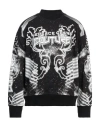 Versace Jeans Couture Space Couture Long-sleeve Sweatshirt In Black