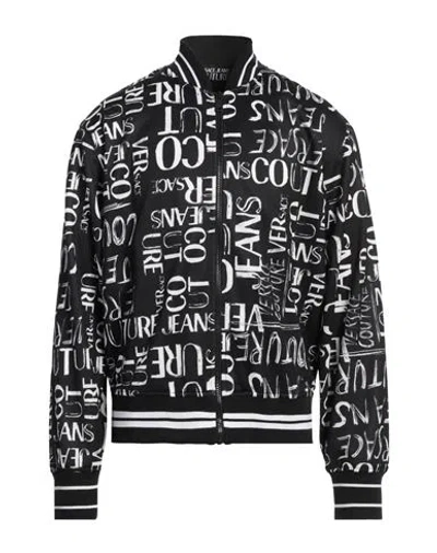 Versace Jeans Couture Man Sweatshirt Black Size Xxl Polyester