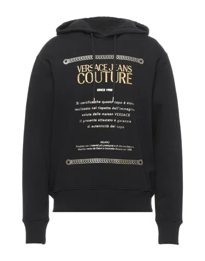Versace Jeans Couture Sweatshirts In Black