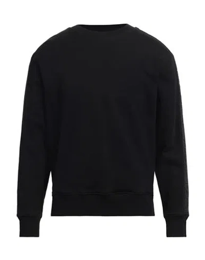 Versace Jeans Couture Man Sweatshirt Black Size M Cotton, Elastane