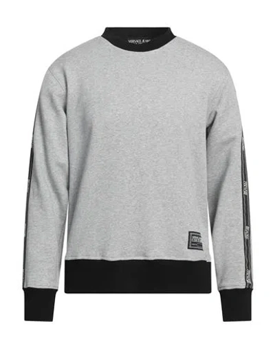 Versace Jeans Couture Man Sweatshirt Light Grey Size L Cotton, Polyester