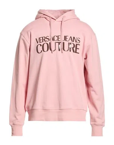 Versace Jeans Couture Man Sweatshirt Pink Size S Cotton