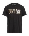 Versace Jeans Couture Man T-shirt Black Size L Cotton