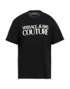 VERSACE JEANS COUTURE VERSACE JEANS COUTURE MAN T-SHIRT BLACK SIZE L COTTON