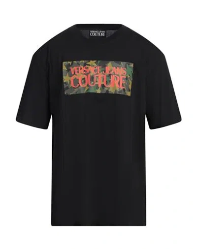 Versace Jeans Couture Man T-shirt Black Size L Cotton