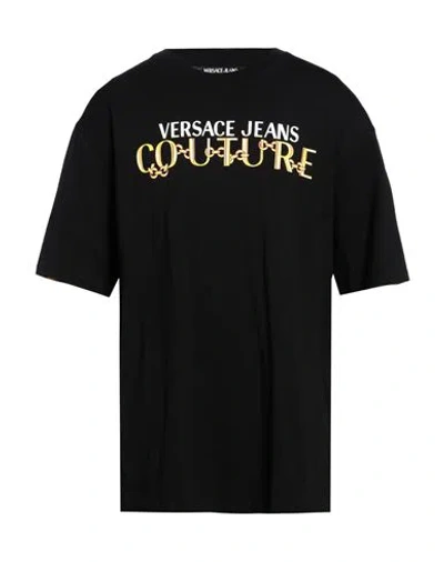 Versace Jeans Couture T-shirts In Black