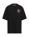 Versace Jeans Couture Man T-shirt Black Size S Cotton