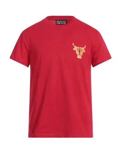 Versace Jeans Couture Man T-shirt Red Size L Cotton