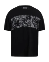 Versace Jeans Couture Man T-shirt Steel Grey Size 3xl Cotton