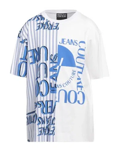 Versace Jeans Couture Man T-shirt White Size L Cotton