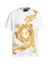 Versace Jeans Couture Man T-shirt White Size L Cotton
