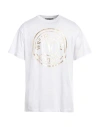 Versace Jeans Couture Man T-shirt White Size M Cotton