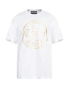 Versace Jeans Couture Logo-print Cotton T-shirt In White