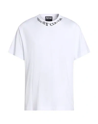 Versace Jeans Couture Man T-shirt White Size L Cotton
