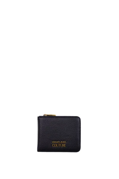 Versace Jeans Couture Man Wallet In Black