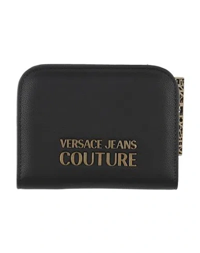 Versace Jeans Couture Man Wallet Black Size - Calfskin