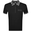 Versace Jeans Couture Mania Polo T Shirt Black In Black