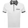 Versace Jeans Couture Mania Polo T Shirt White In White