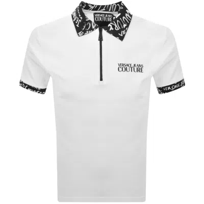 Versace Jeans Couture Mania Polo T Shirt White