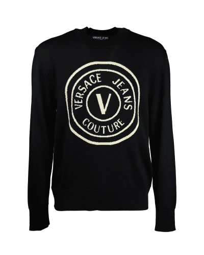 Versace Jeans Couture Maxi Logo Jumper In K42