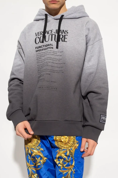 Versace Jeans Couture Sweatshirts In Grey