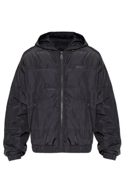 VERSACE JEANS COUTURE VERSACE JEANS COUTURE MEN S BLACK SHORT DOWN JACKET