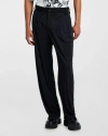VERSACE JEANS COUTURE MEN'S STRASS PLEATED TROUSERS