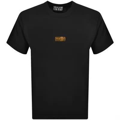 Versace Jeans Couture Metal Logo T Shirt Black