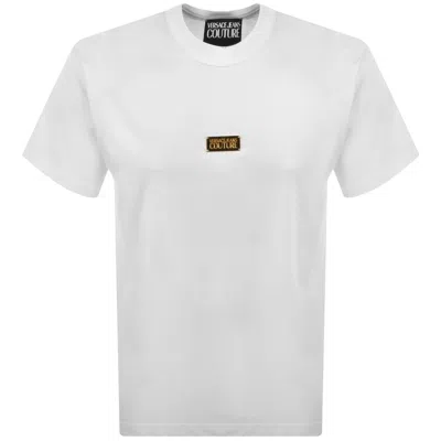 Versace Jeans Couture Metal Plachet T Shirt White