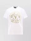 Versace Jeans Couture Logo-print Cotton T-shirt In White
