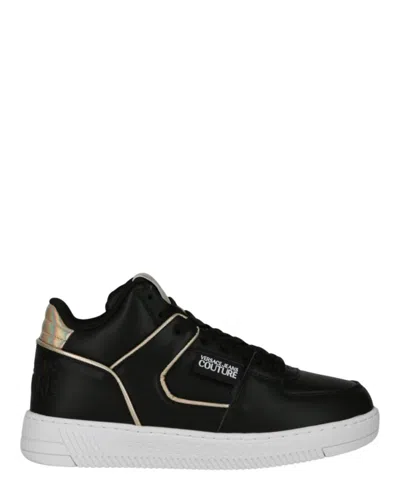 Versace Jeans Couture Meyssa High-top Sneakers In Black
