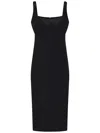 Versace Jeans Couture Midi Dress In Black