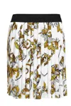 Versace Jeans Couture Midi Skirt In White