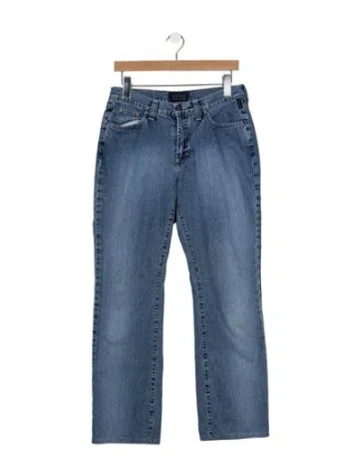Pre-owned Versace Jeans Couture Mid-rise Straight Leg Jeans W/ Tags In Blue