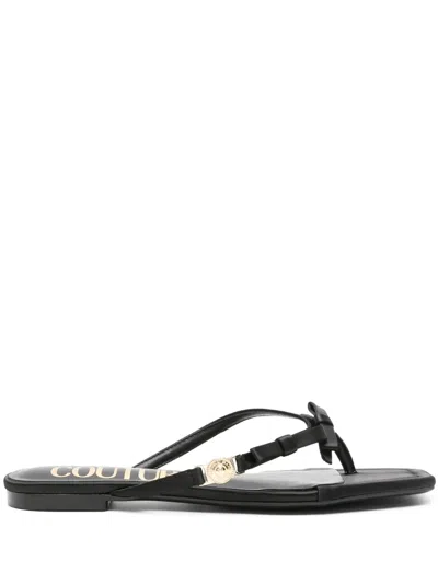 Versace Jeans Couture Black Millie Sandals In E899 Black