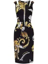 VERSACE JEANS COUTURE VERSACE JEANS COUTURE MINI DRESS BUCKLES EASY BAROCCO OUT