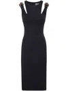 Versace Jeans Couture Mini Dress Buckles Tecno Light