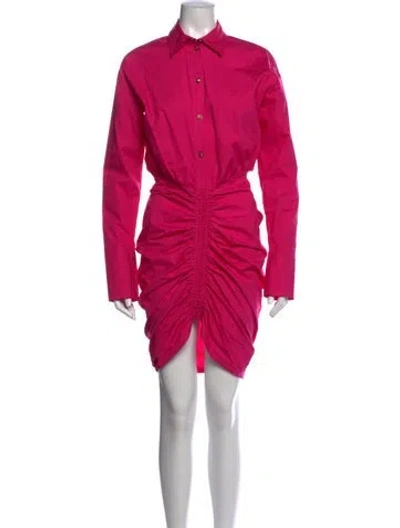 Pre-owned Versace Jeans Couture Mini Dress In Pink