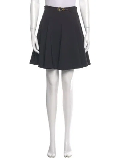 Pre-owned Versace Jeans Couture Mini Skirt In Gray