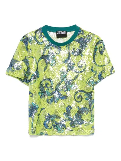 Versace Jeans Couture Motif Green T-shirt