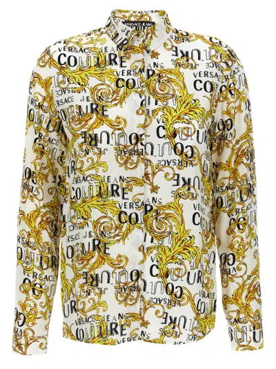 VERSACE JEANS COUTURE MULTICOLOR LOGO SHIRT