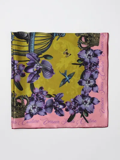 Versace Jeans Couture Neck Scarf Woman  In Blue