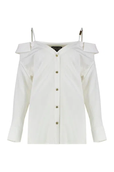 VERSACE JEANS COUTURE VERSACE JEANS COUTURE OFF-SHOULDERS SHIRT