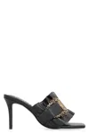 Versace Jeans Couture Open Sandals In Black
